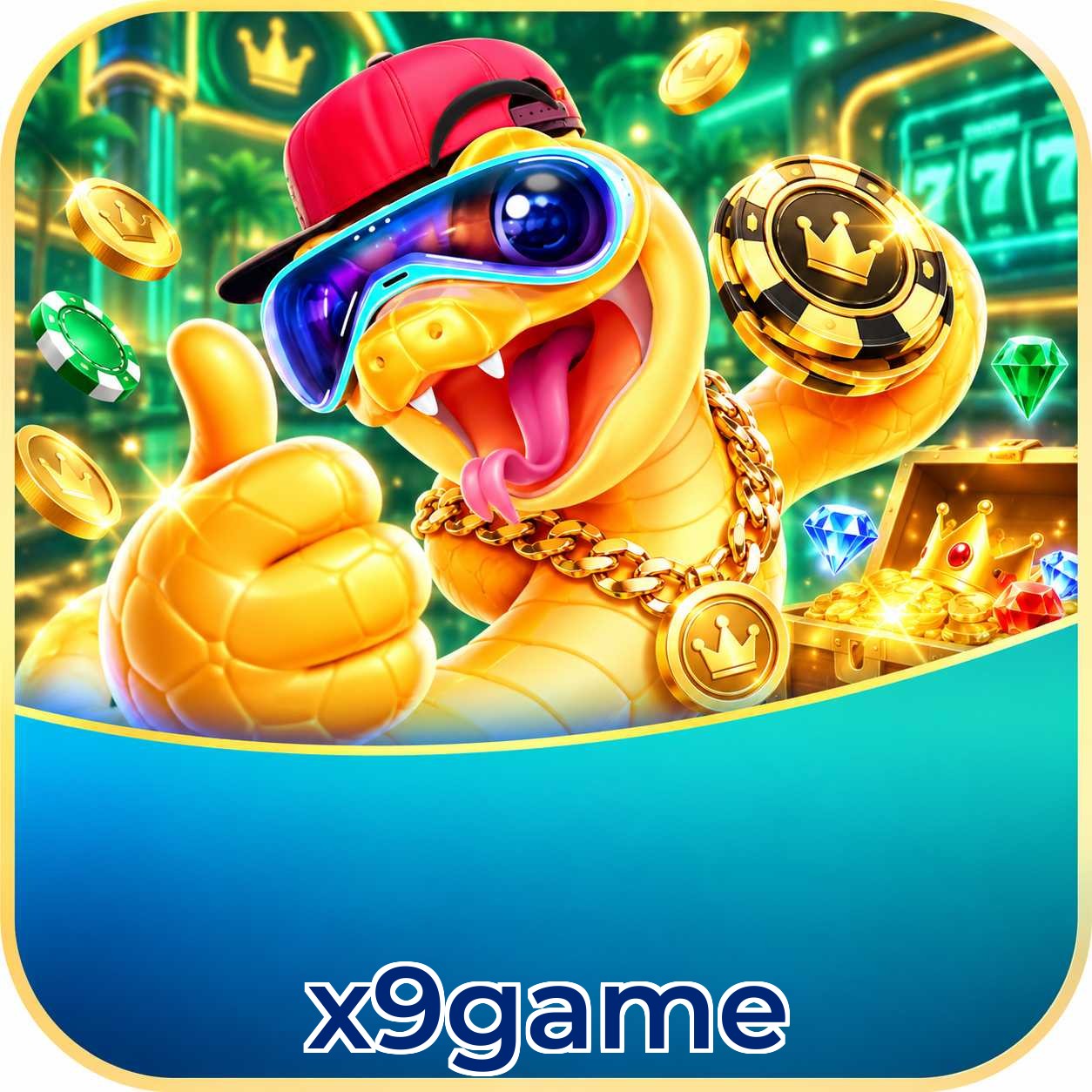 App x9game na tela inicial do iPhone via PWA Safari